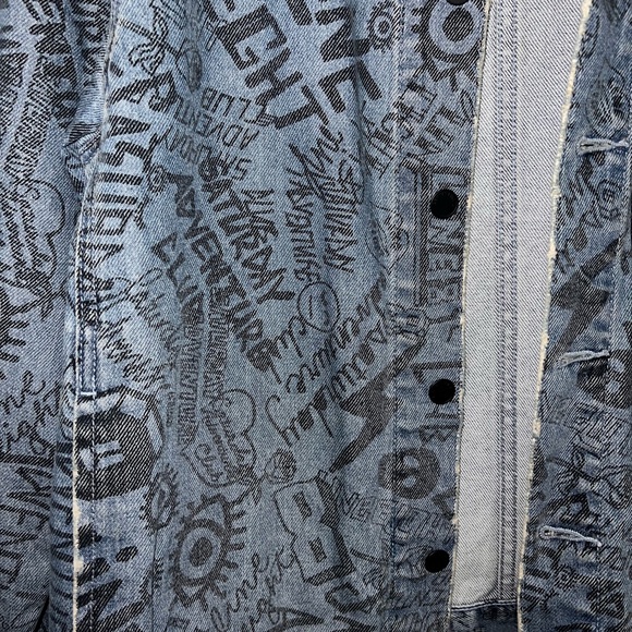Levi's X Line 8 Graphic Denim Jacket - Picture 4 of 6